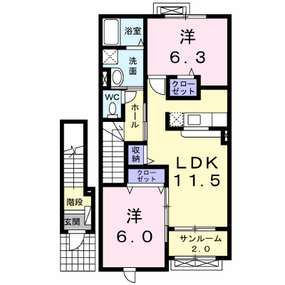 ヴィラージュＳｕｚｕＡ 203【管理NO：1-015330801-02030】 ★家具家電は申し込み後に搬入します★ ★2026年10月中旬入居可能★の外観画像