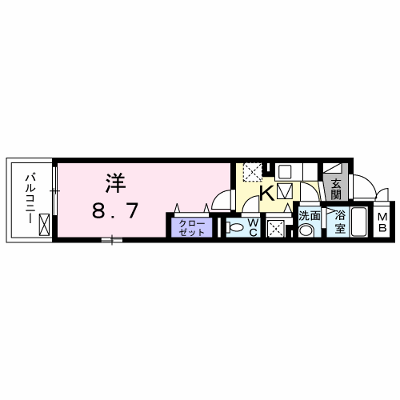 Ｋ－Ｓｏｆｉａ．Ｎ 101【管理NO：1-022004801-01010】 ★家具家電は申し込み後に搬入します★ ★2026年09月中旬入居可能★の外観画像