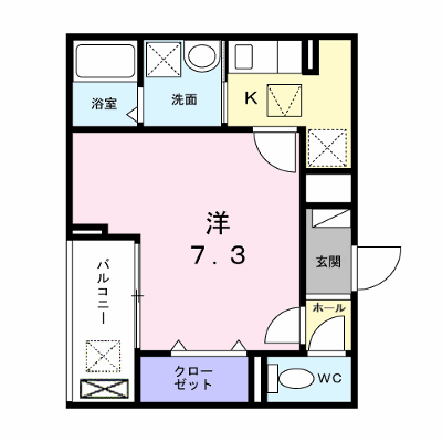 ヒカルサ京都伏見深草 105【管理NO：1-028662401-01050】 ★家具家電は申し込み後に搬入します★ ★2027年03月下旬入居可能★の外観画像