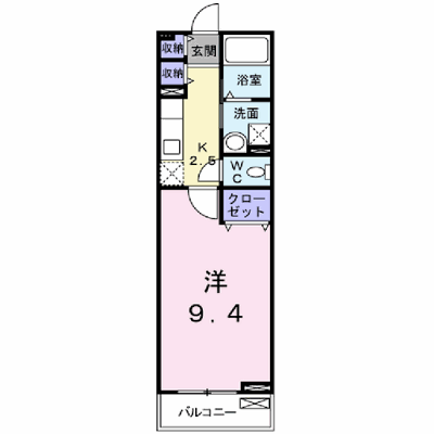 サン　クレメントＢ 203【管理NO：1-016796303-02030】 ★家具家電は申し込み後に搬入します★の外観画像