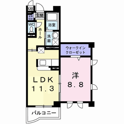 アグネス 301【管理NO：1-016688501-03010】 ★家具家電は申し込み後に搬入します★ ★2026年10月下旬入居可能★の外観画像