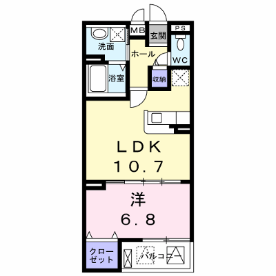 ベルソラーレ 407【管理NO：1-026096001-04060】 ★家具家電は申し込み後に搬入します★ ★2026年10月中旬入居可能★の外観画像