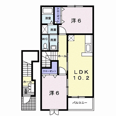 プロヴァンス　Ａ 201【管理NO：1-014914201-02010】 ★家具家電は申し込み後に搬入します★の外観画像