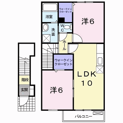 プランタン 203【管理NO：1-014650201-02030】 ★家具家電は申し込み後に搬入します★ ★2026年10月中旬入居可能★の外観画像