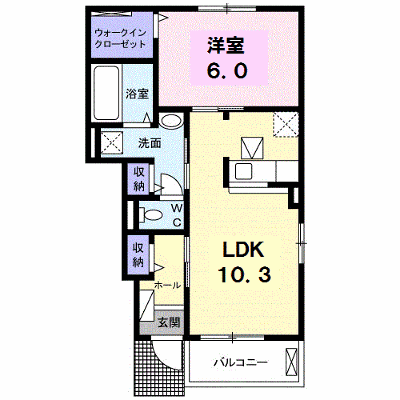 ラネ・ド・シアンＢ 105【管理NO：1-024314902-01050】 ★家具家電は申し込み後に搬入します★ ★2026年10月下旬入居可能★の外観画像