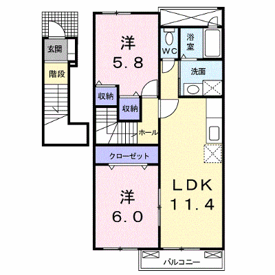 イート　ハーブ　Ⅲ 203【管理NO：1-015138201-02030】 ★家具家電は申し込み後に搬入します★ ★2026年10月中旬入居可能★の外観画像
