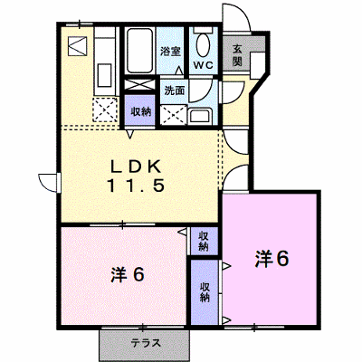 ロータス城ヶ上　Ｃ 105【管理NO：1-010509901-01040】 ★家具家電は申し込み後に搬入します★の外観画像
