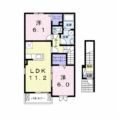 イニシャル 201【管理NO：1-023906101-02010】 ★家具家電は申し込み後に搬入します★ ★2026年10月中旬入居可能★の外観画像