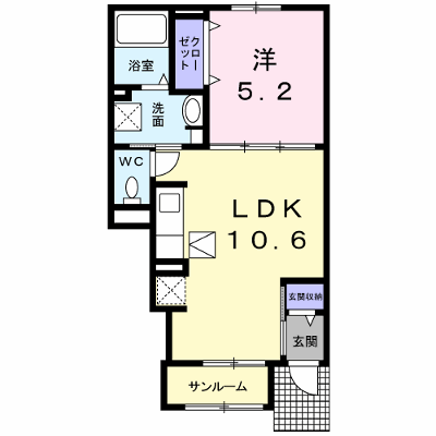 カーサ・フェリーチェ　Ｂ 102【管理NO：1-024253302-01020】 ★家具家電は申し込み後に搬入します★ ★2026年11月中旬入居可能★の外観画像