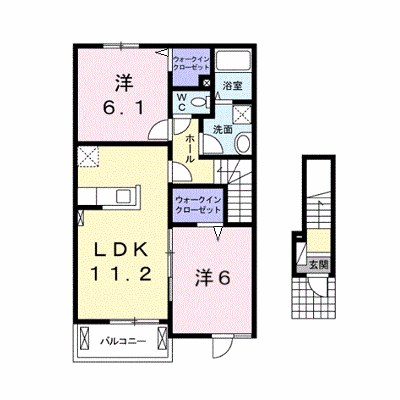 ニューシャンティ　藤田 202【管理NO：1-021641001-02020】 ★家具家電は申し込み後に搬入します★ ★2026年10月中旬入居可能★の外観画像