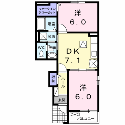 プラージュ 105【管理NO：1-018368301-01040】 ★家具家電は申し込み後に搬入します★ ★2026年11月上旬入居可能★の外観画像