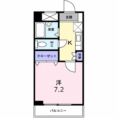 湯浅ビル 205【管理NO：1-009330501-02040】 ★家具家電は申し込み後に搬入します★ ★2026年10月中旬入居可能★の外観画像