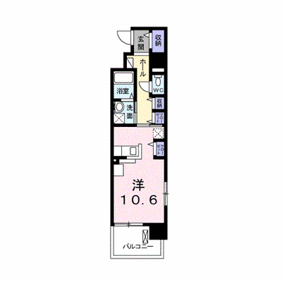 サンリットⅢ 301【管理NO：1-021813601-03010】 ★家具家電は申し込み後に搬入します★ ★2026年11月中旬入居可能★の外観画像
