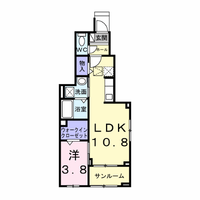 クレストールⅣ　Ｂ 101【管理NO：1-028648002-01010】 ★家具家電は申し込み後に搬入します★ ★2027年01月下旬入居可能★の外観画像