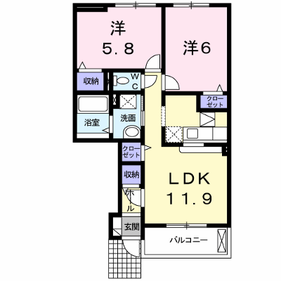 メディオ・レガーロ　Ａ 102【管理NO：1-014701801-01020】 ★家具家電は申し込み後に搬入します★ ★2026年10月中旬入居可能★の外観画像