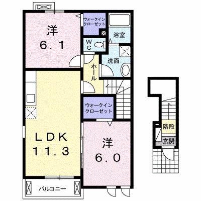 プロムナード　Ｂ 201【管理NO：1-016337702-02010】 ★家具家電は申し込み後に搬入します★ ★2026年10月中旬入居可能★の外観画像