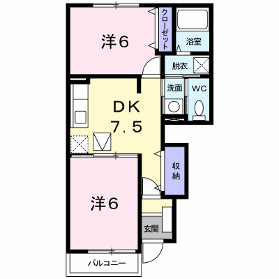 ツイン・パディーＢ 103【管理NO：1-014401102-01030】 ★家具家電は申し込み後に搬入します★ ★2026年10月中旬入居可能★の外観画像