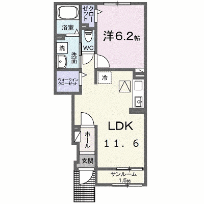 リコリス・アズ 103【管理NO：1-027249701-01030】 ★家具家電は申し込み後に搬入します★の外観画像