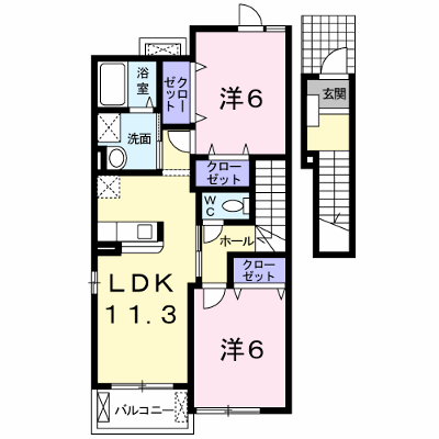 ボー・レジダンス 203【管理NO：1-013446201-02030】 ★家具家電は申し込み後に搬入します★ ★2026年10月上旬入居可能★の外観画像