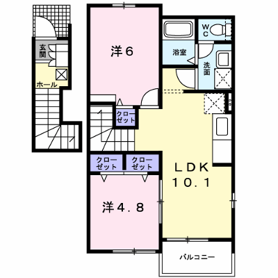 マーベラス・コートＳ　Ｃ 201【管理NO：1-013387003-02010】 ★家具家電は申し込み後に搬入します★ ★2026年09月中旬入居可能★の外観画像
