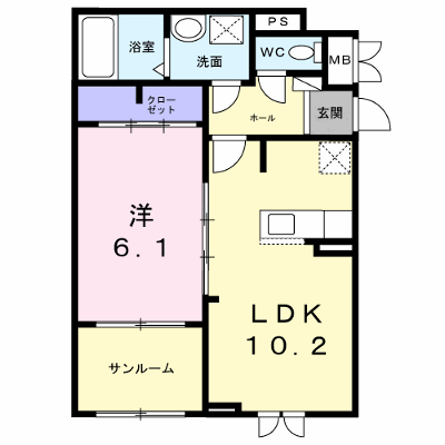 ウィンフィールド博多南 104【管理NO：1-026732201-01040】 ★家具家電は申し込み後に搬入します★ ★2026年11月中旬入居可能★の外観画像