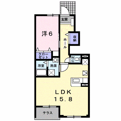 フローリア漣１号館 102【管理NO：1-014818301-01020】 ★家具家電は申し込み後に搬入します★ ★2026年10月中旬入居可能★の外観画像