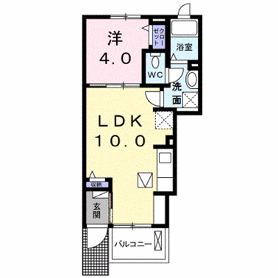 エルシオン大原 102【管理NO：1-022020701-01020】 ★家具家電は申し込み後に搬入します★ ★2026年10月中旬入居可能★の外観画像