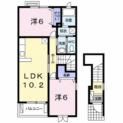 イル　クオーレ 201【管理NO：1-016879401-02010】 ★家具家電は申し込み後に搬入します★ ★2026年11月上旬入居可能★の外観画像