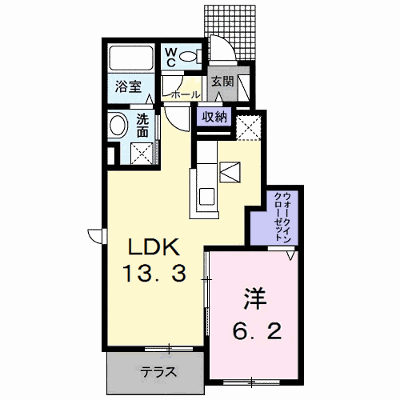 パインアルブル　Ｂ 103【管理NO：1-024021202-01030】 ★家具家電は申し込み後に搬入します★ ★2026年10月中旬入居可能★の外観画像