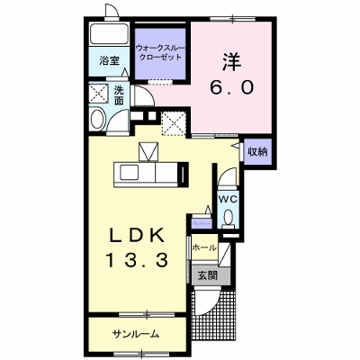 ブロッサムⅠ 102【管理NO：1-020283101-01020】 ★家具家電は申し込み後に搬入します★ ★2026年10月中旬入居可能★の外観画像