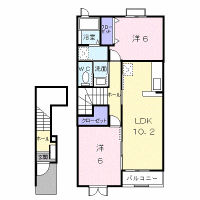 サニーコートＡ 202【管理NO：1-012879401-02020】 ★家具家電は申し込み後に搬入します★ ★2026年10月上旬入居可能★の外観画像