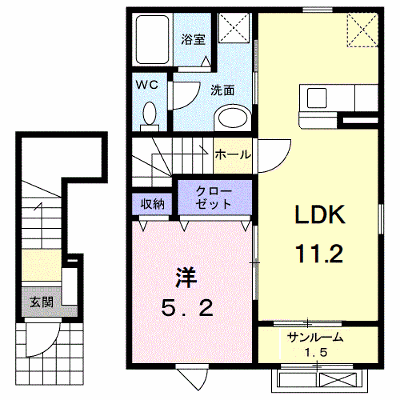 プランドール　Ａ 202【管理NO：1-023232301-02020】 ★家具家電は申し込み後に搬入します★ ★2026年09月中旬入居可能★の外観画像