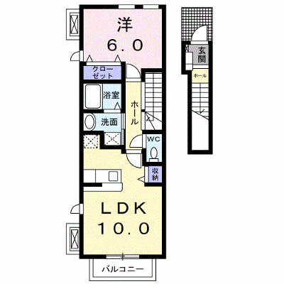 ヴィラ・プリムローズ 202【管理NO：1-012333201-02020】 ★家具家電は申し込み後に搬入します★ ★2026年10月下旬入居可能★の外観画像