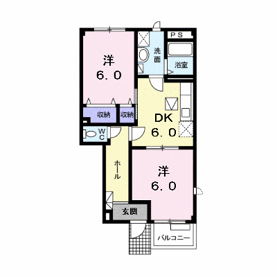 パレスマルエイ　Ｂ棟 102【管理NO：1-010336001-01020】 ★家具家電は申し込み後に搬入します★ ★2026年10月中旬入居可能★の外観画像