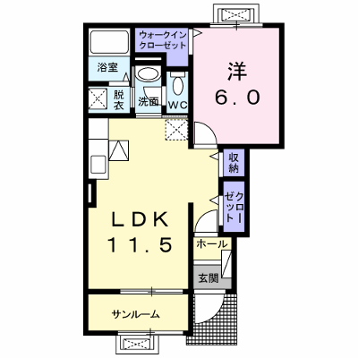 ウェストホール 102【管理NO：1-021482801-01020】 ★家具家電は申し込み後に搬入します★ ★2026年10月中旬入居可能★の外観画像