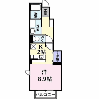ポラリスⅢＢ 103【管理NO：1-016526102-01030】 ★家具家電は申し込み後に搬入します★ ★2026年10月下旬入居可能★の外観画像