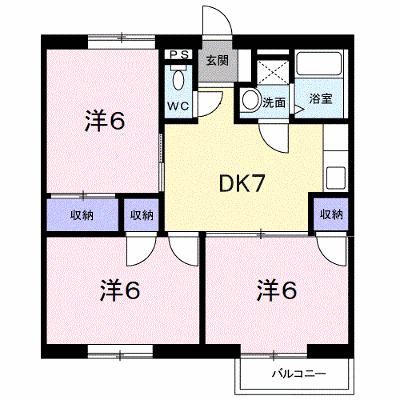 サンライズパーク 104【管理NO：1-005221701-01040】 ★家具家電は申し込み後に搬入します★ ★2026年09月下旬入居可能★の外観画像