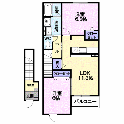 リリエンハイム　Ａ 122【管理NO：1-014259301-02020】 ★家具家電は申し込み後に搬入します★ ★2026年10月下旬入居可能★の外観画像