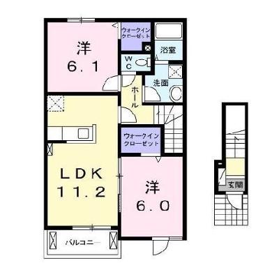 ヴィラ・コンフォール　Ｂ 202【管理NO：1-022834302-02020】 ★家具家電は申し込み後に搬入します★ ★2026年12月中旬入居可能★の外観画像