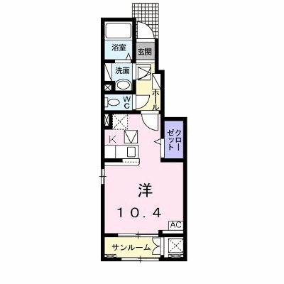 メゾン・シュエットＡ 103【管理NO：1-026194901-01030】 ★家具家電は申し込み後に搬入します★ ★2026年10月中旬入居可能★の外観画像
