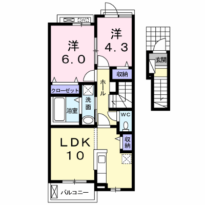 Ｂｅｌｌｅ　Ｃｏｌｌｉｎｅ 203【管理NO：1-023747701-02030】 ★家具家電は申し込み後に搬入します★ ★2026年11月中旬入居可能★の外観画像