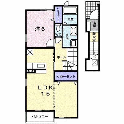 パークハイツ尾島 202【管理NO：1-014864101-02020】 ★家具家電は申し込み後に搬入します★ ★2026年10月中旬入居可能★の外観画像