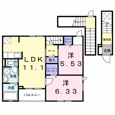 Ａｍｒｉｔａ　Ⅳ 302【管理NO：1-028033301-03020】 ★家具家電は申し込み後に搬入します★ ★2026年10月中旬入居可能★の外観画像
