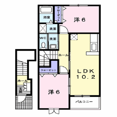 パール　メゾン　Ⅱ 202【管理NO：1-013603402-02020】 ★家具家電は申し込み後に搬入します★ ★2026年10月中旬入居可能★の外観画像