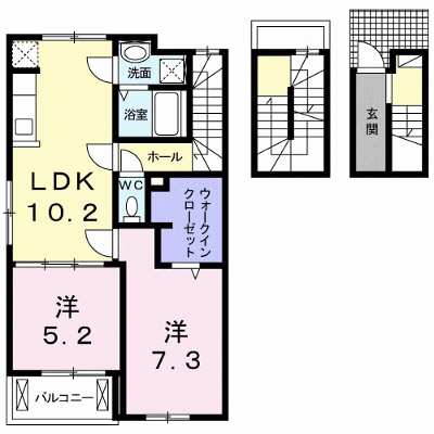 メゾン　アンソレイユ 303【管理NO：1-024101501-03030】 ★家具家電は申し込み後に搬入します★ ★2026年09月中旬入居可能★の外観画像