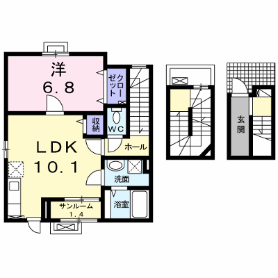 エレガンス 302【管理NO：1-021025201-03020】 ★家具家電は申し込み後に搬入します★の外観画像