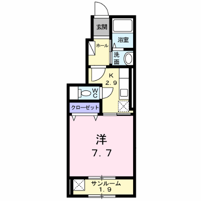 ローレルガーデン白山 103【管理NO：1-017179901-01030】 ★家具家電は申し込み後に搬入します★ ★2026年10月中旬入居可能★の外観画像