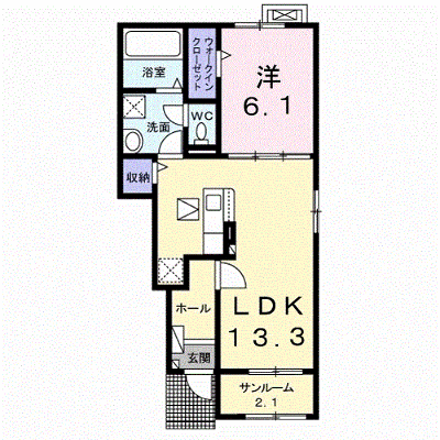 ホップⅤ　Ｂ 103【管理NO：1-027836802-01030】 ★家具家電は申し込み後に搬入します★ ★2026年10月下旬入居可能★の外観画像