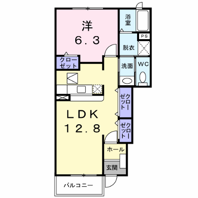 ベルカーサ　Ｂ 103【管理NO：1-013925802-01030】 ★家具家電は申し込み後に搬入します★ ★2026年11月中旬入居可能★の外観画像