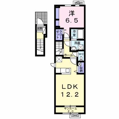 ソレアード　Ⅱ 206【管理NO：1-023612402-02060】 ★家具家電は申し込み後に搬入します★ ★2026年10月中旬入居可能★の外観画像
